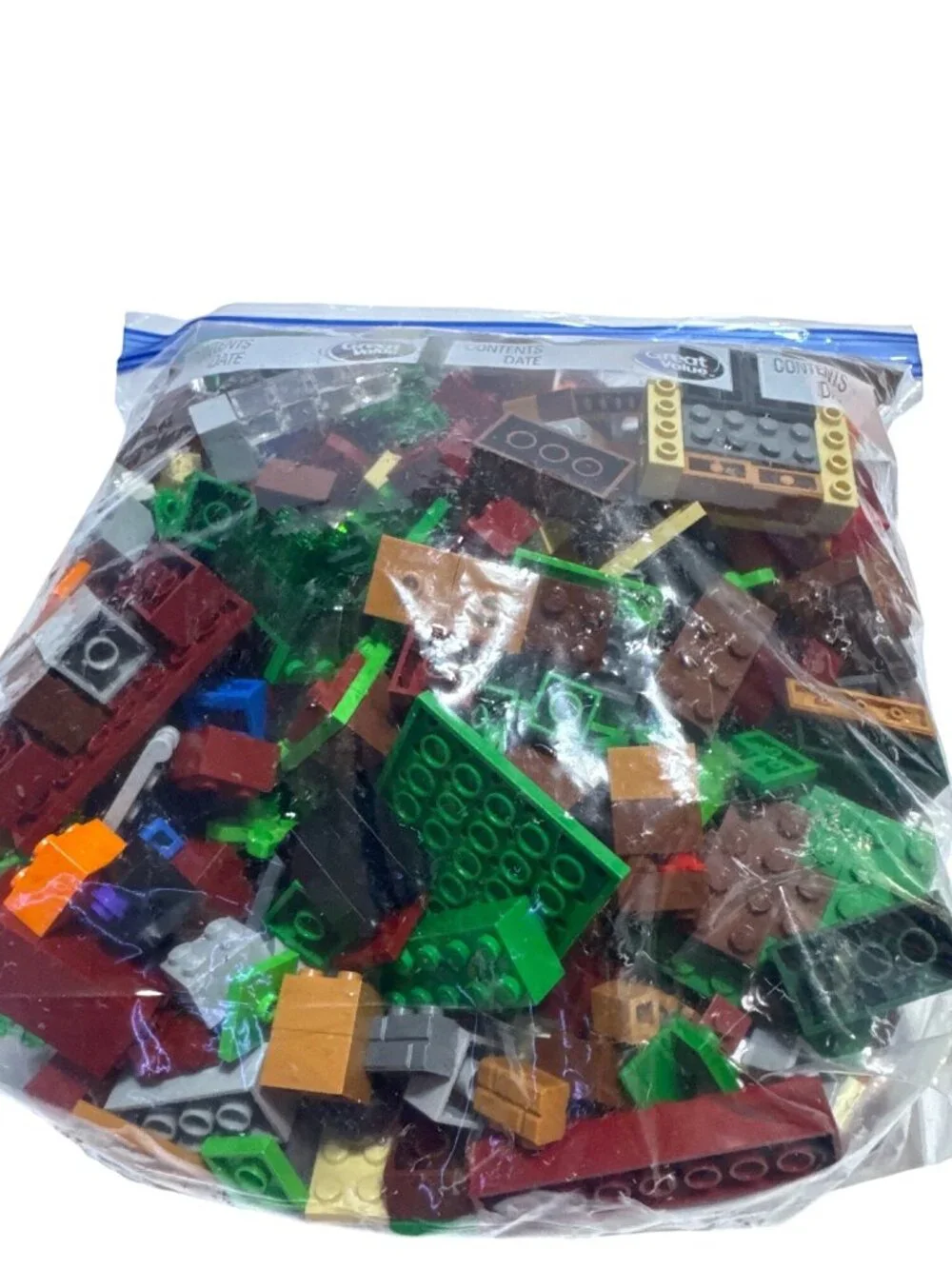 Lego Bulk Building Blocks Minecraft Assorted Colors Shapes Bricks 3lb 2oz Multi